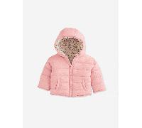 Baby Wende-Steppjacke mit Kapuze Mädchen, Übergangsjacke wollweiß Gr. 104 von vertbaudet