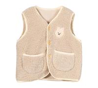 Baby Weste Mäntel Winter Fleece Jacken Teddy Weste Fleece Jungen Mädchen Gilet Outfits Schneeanzug Armellos Waistc Kleinkind Ärmellose Warmen Weste Vest Jacke Fleece Weste