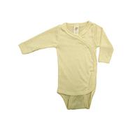 Engel Baby-Wickelbody Merino/Seide langarm GOTS natur Gr. 50/56