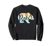 Babybär mit süßem Pastellverlauf, weiches Farbdesign Sweatshirt