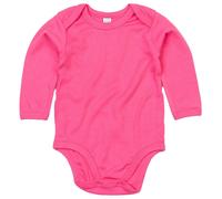 Babybugz Baby-Body mit langen Ärmeln - Fuchsia | 6-12 Monate
