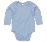Babybugz Baby-Body mit langen Ärmeln - Hellblau | 3-6 Monate
