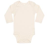 Babybugz Baby-Body mit langen Ärmeln - Naturfarbe | 6-12 Monate