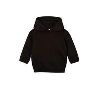 Babybugz Baby Hoodie Hoody Kapuzenpullover T-Shirt 6 - 24 Monate 280 g/m² Bio Baumwolle Vegan Black 18-24 Monate