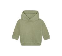 Babybugz Baby Hoodie Hoody Kapuzenpullover T-Shirt 6 - 24 Monate 280 g/m² Bio Baumwolle Vegan Oliv 6-12 Monate