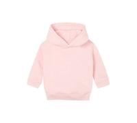 Babybugz Baby Hoodie Hoody Kapuzenpullover T-Shirt 6 - 24 Monate 280 g/m² Bio Baumwolle Vegan Soft Pink 6-12 Monate