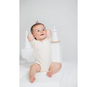 Babybugz Baby Kimono Wickelbody Strampler Kurzarm Weiß 6-12 Monate