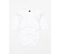 Babybugz Baby Kimono Wickelbody Strampler Langarm Weiß 12-18 Monate
