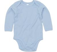 Babybugz Kinder Baby Body langarm Baby-Body BZ30 dusty blue 12-18 Monate