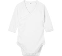 Babybugz Kinder Baby Wickelbody langarm Baby-Body BZ60 white 0-3 Monate
