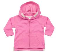 Babybugz Kinder Kapuzenpullover mit Reißverschluss - Bubble gum rosa | 4-5 Jahre