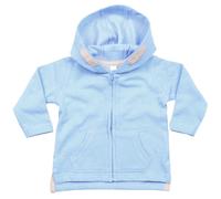 Babybugz Kinder Kapuzenpullover mit Reißverschluss - Hellblau | 18-24 Monate