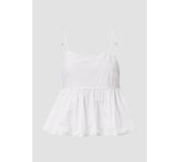 Babydoll-Blusentop | QS x Sarah & Tini 32 weiß 2166446.0100.32