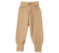 Babyhose Wolle Seide breite Bündchen sand 74