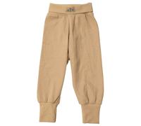 Babyhose Wolle Seide breite Bündchen sand 80