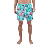 babylegs Division Herren Cannonball Volley 17' Badeshorts, Tropical Mist, L