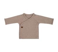 Baby's Only - Melange Wickelpullover - Langarmshirt - Größe 44 - Prematuur - Babykleidung - Für Mädchen und Jungen - 100% Biologische Baumwolle - Clay
