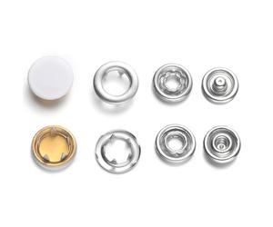 BabySnap Metall Druckknöpfe (10,5mm) B03 weiß Farbe:B03 weiß