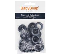 BabySnap Ösen mit Scheiben 14mm altmessing (40,46 € pro 100 Stk)