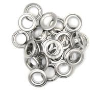 BabySnap Ösen mit Scheiben 14mm silber 200 Stk. (39,95 € pro 100 Stk)