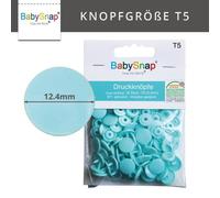 BabySnap T5 Druckknöpfe (12,4mm) glänzend B21 zartrosa Farbe:B21