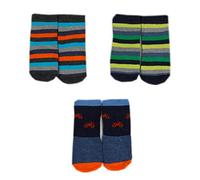 Babysocken ABS Kindersocken Stripes Antirutschsocken Socken mit Silikonsohle Ringel 3-er Set Gr. M = Gr. 20/22