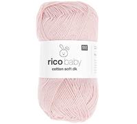 Babywolle Rico Baby Cotton Soft Dk | weich und pflegeleicht | Baumwollmischgarn zum Stricken und Häkeln (046 nude)