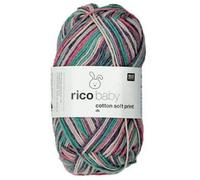 Rico Design Baby Cotton Soft Print dk 50g 125m rosa-türkis