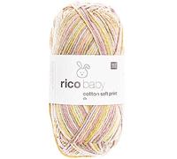 Babywolle Rico Baby Cotton Soft Print dk Farbe 27, Baumwollmischgarn zum Stricken & Häkeln