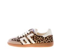 Back 70 Damen-Sneaker Cloud P22 aus Calf Hair Leopard mehr Weiß, braun, 38 EU