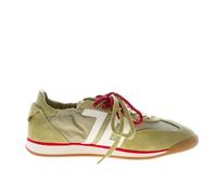 Back 70 Damen-Sneaker Rocket aus Wildleder und Nylon Olivgrün mit Doppelband, grün, 38 EU
