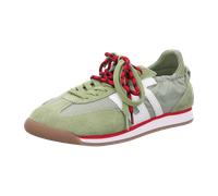Back 70 Damen-Sneaker Rocket aus Wildleder und Nylon Olivgrün mit Doppelband, grün, 38 EU