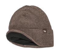 Back on Track AVA Rippstrickmütze mit umschlagbarem Rand OneSize (Braun)