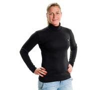 Back on Track Rollkragensweatshirt Damen – Schwarz – XXL