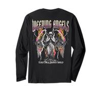 Back Print Angel Y2K Streetwear Aesthetic Damen Herren Engel Langarmshirt