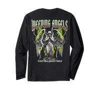 Back Print Angel Y2K Streetwear Aesthetic Damen Herren Engel Langarmshirt