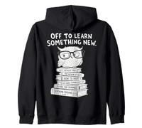 Back to School Wise Owl Learning Student Kapuzenjacke