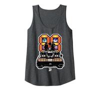 Back to The Future 88 Mph Marty and Doc Tank Top, Damen, Anthrazit Meliert, XL