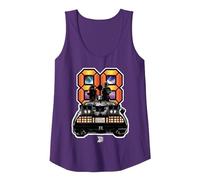 Back to The Future 88 Mph Marty and Doc Tank Top, Damen, Violett, M