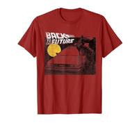 Back To The Future Delorean Fade Portrait T-Shirt