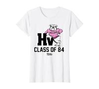 Back to The Future HV Class of ’84 Bulldogs T-Shirt, Damen, Weiß, M