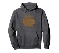 Back to The Future Visit Hill Valley A Nice Place to Live Pullover Hoodie, Unisex für Erwachsene, Anthrazit Meliert, L
