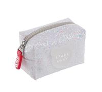 Back2Fun Geldbörse mit Glitzer, weiß, B2F, Reisezubehör, Uni, Kinder, 100 x 70 x 50 mm, weiß, 100 x 70 x 50 mm