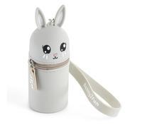 Back2Fun - Geldbörse mit Schlüsselanhänger und Mini-Etui für Kinder aus weichem Silikon, 3-in-1, Metallhaken und großem Griff zum Aufhängen am Handgelenk, Federmäppchen Ø45 x 115 mm, Kawaii-Stil