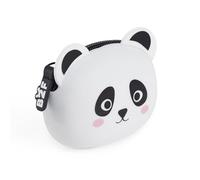 Back2Fun Uni Kinder Mondero Silicona Puppies Panda B2f Reisezubehör-Brieftasche, weiß