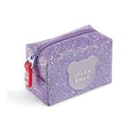 Back2Fun Uni Kinder Monedero Purpurina Lila B2f Reisezubehör-Brieftasche