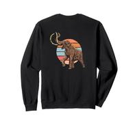 Backprint Mammut Uhrzeit und Eiszeit Sweatshirt