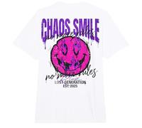Backprint Streetwear Mode Fashion Damen Herren Retro Smile Comfort Colors Adult Heavyweight T-Shirt