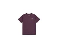 Alpha Industries Herren Backprint T, Plum, L