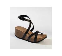 BACKSUN Keilsandaletten "Dunedin" in Schwarz - Größe 42 | Damen Sandalen